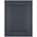 Covington door Painted in Hale Navy with Oatmeal glaze