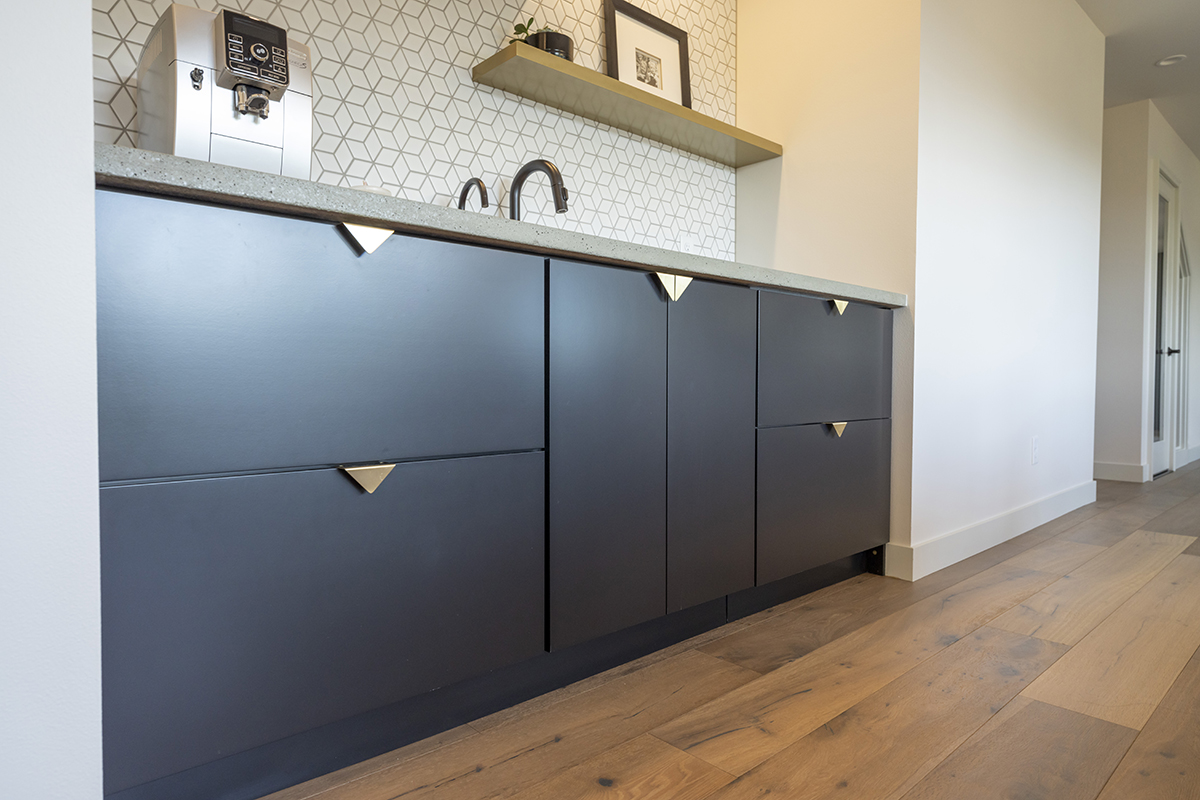 Black bar cabinets