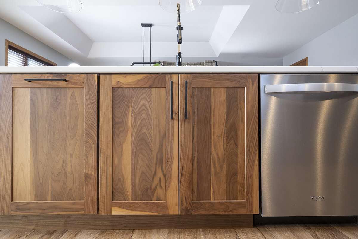 Natural kitchen cabinets