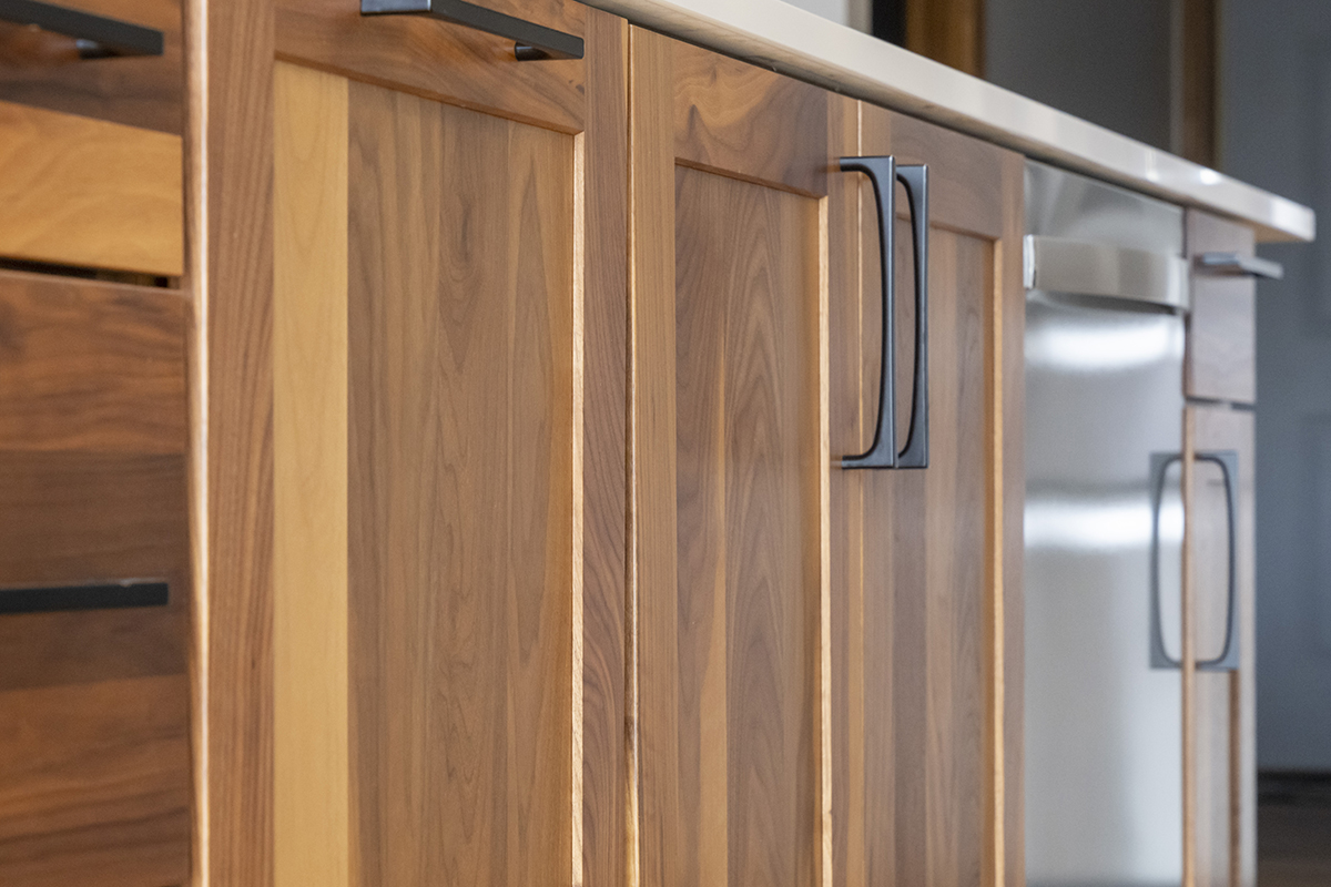 Natural kitchen cabinets