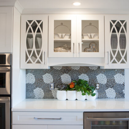 White kitchen cabinets