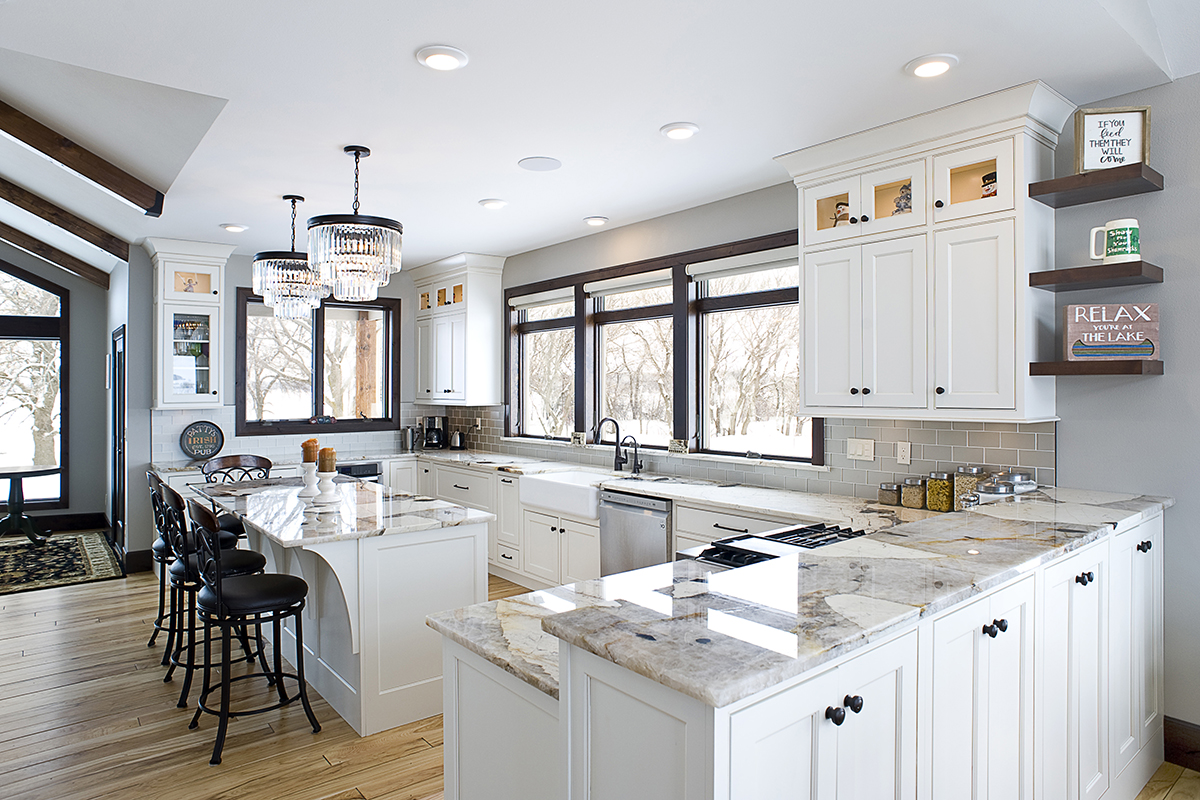 White kitchen cabinets