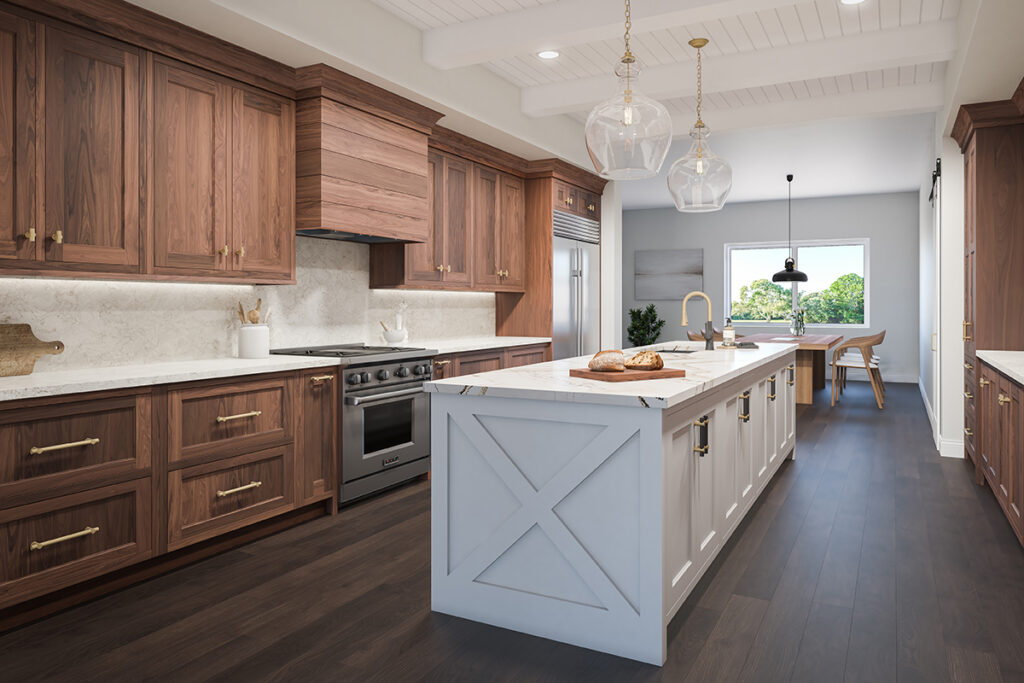 Walnut Inset - Showplace Cabinetry