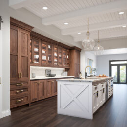 Walnut Beaded Inset Walnut Inset - Showplace Cabinetry