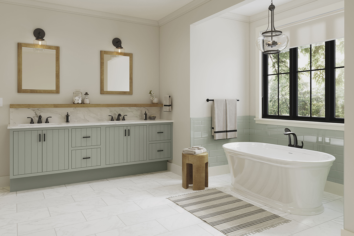 Evergreen Fog Bathroom Vanity