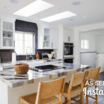 White kitchen as seen on Instagram