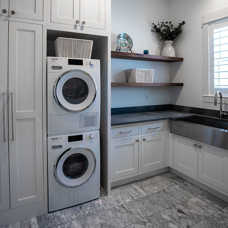 Black and Walnut Kitchen - Showplace Cabinetry