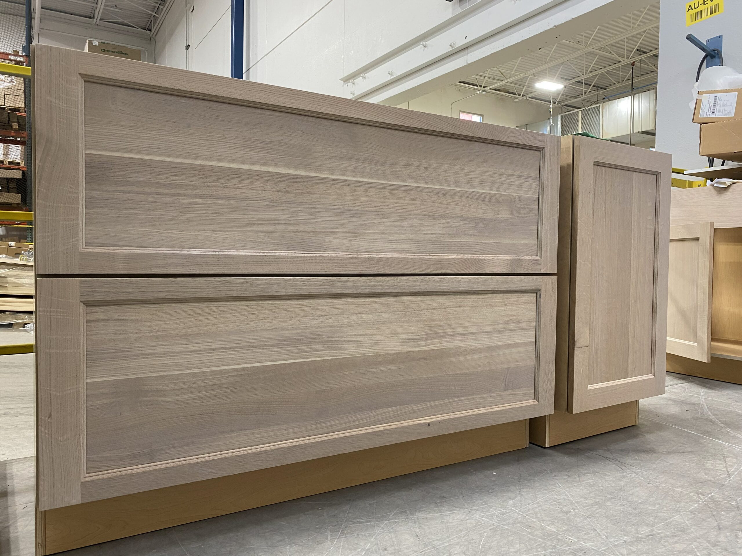 Cabinet with Quartersawn White Oak with Pampas stain