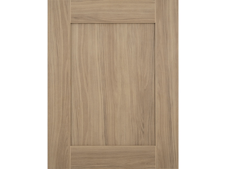 chalet paleel cabinet with island pear finish and coating