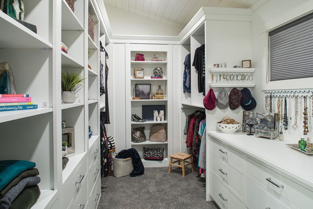 Elegant Walk-In Closet - Showplace Cabinetry