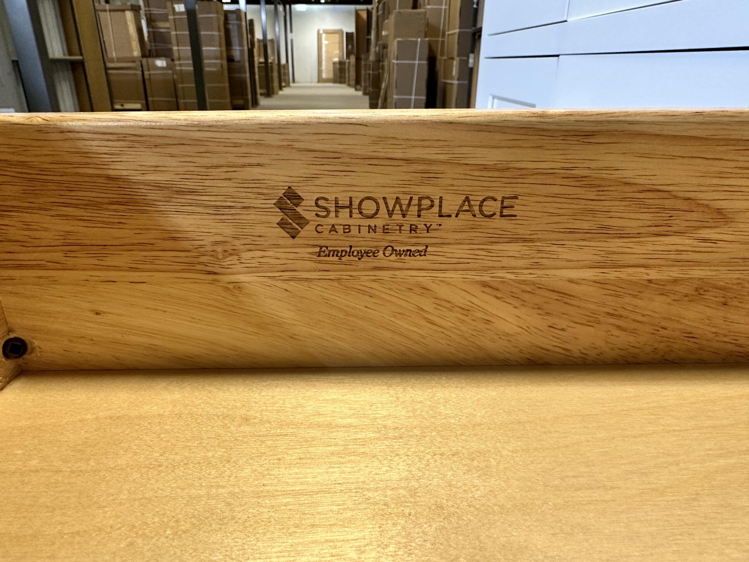 drawer box with showplace logo