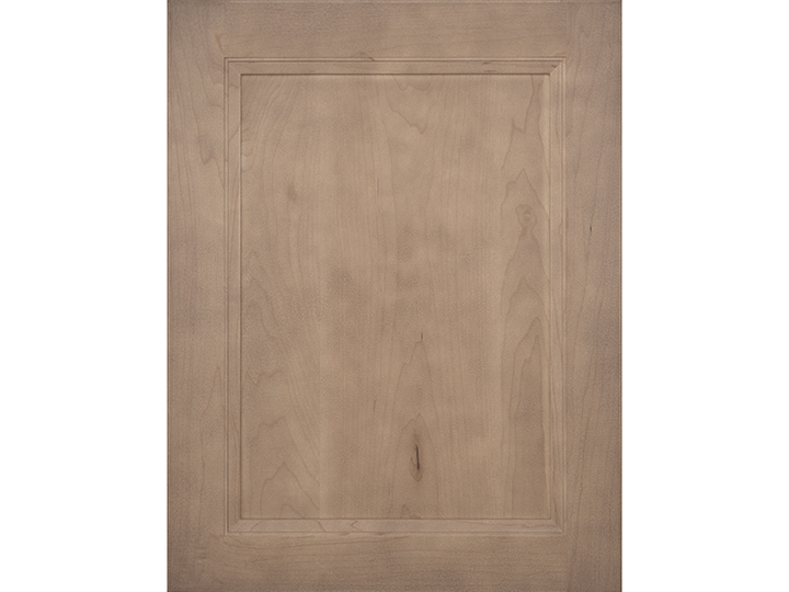 jackson cabinetry door in maple sable finish.