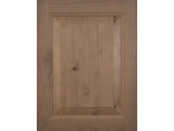 philip door, rustic alder sable finish