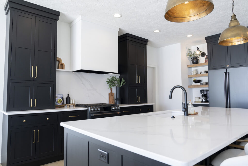 Black is Back - Black and White Kitchen Design | Showplace