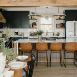 Dark Blue Kitchen Cabinets - Showplace Cabinetry