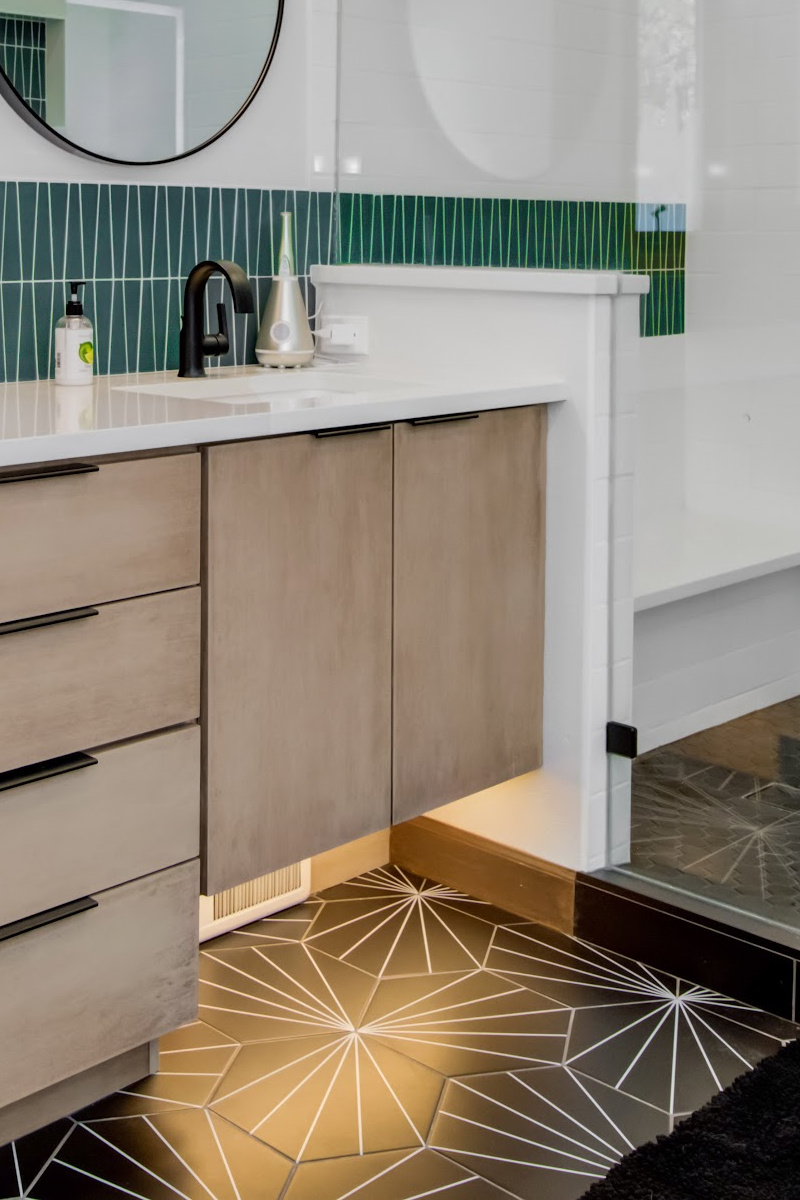 Tall Floating Vanity Base