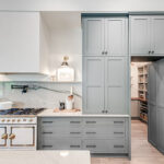 Painted Gray kitchen