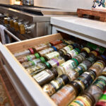 Spice drawer organizer