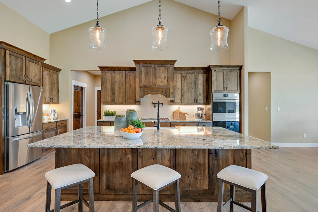 Rustic Knotty Alder Kitchen Cabinets - Showplace Cabinetry