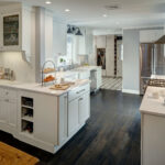 Pure White Painted Kitchen Cabinets