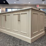 Painted kitchen island