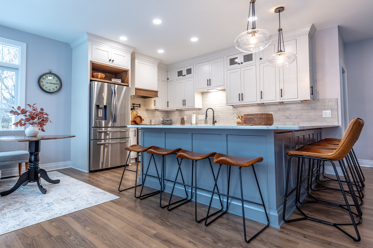 Painted kitchen