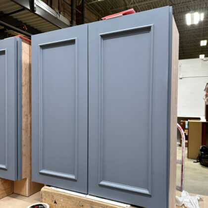 Painted wall base cabinet