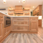 stained kitchen cabinets