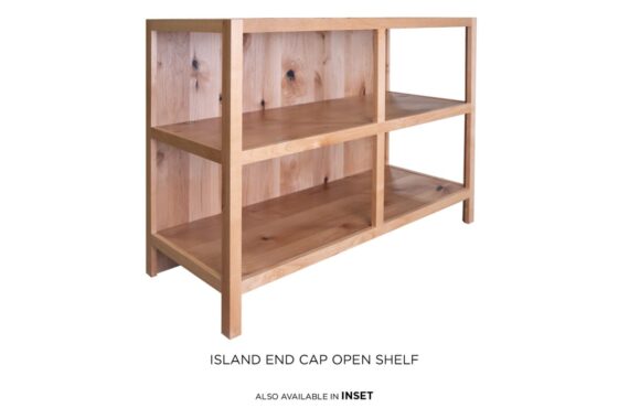 Island End Cap Open Shelf