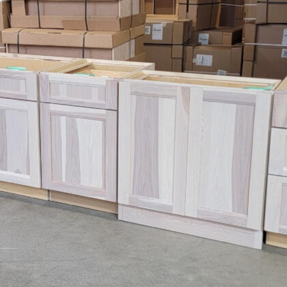 Hickory cabinets with light Pampas stain