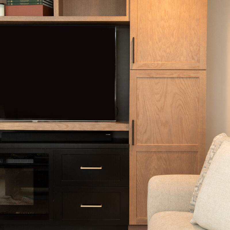 Image showcasing Custom Entertainment Center - Showplace Cabinetry