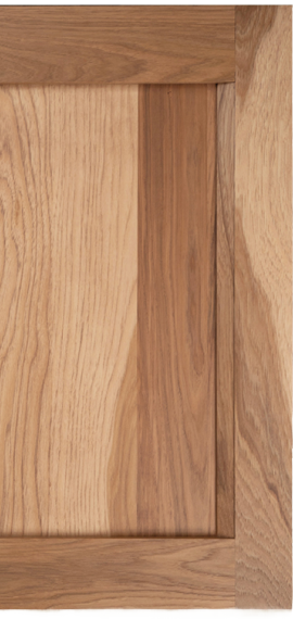 Wren door in hickory with Hazelnut stain