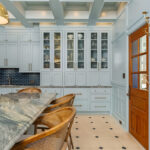 Light blue historic kitchen