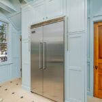 Light blue historic kitchen