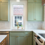 Painted kitchen cabinets