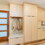 Light maple contemporary kitchen.