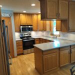 Light stained before photo