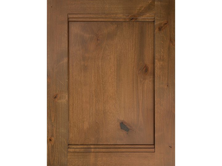Sante Fe Rustic Alder Bourbon Satin Door