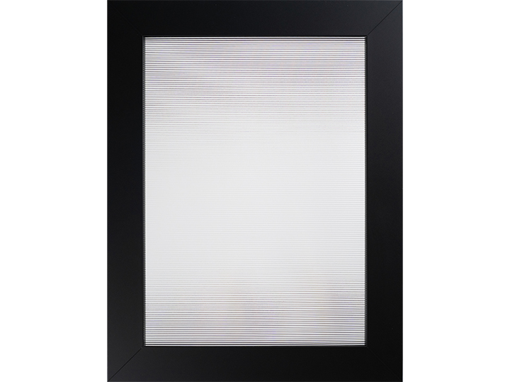 AF003 Onyx Narrow Reeded Glass
