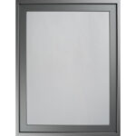 AF004 Natural Aluminum Clear Glass