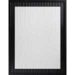 AF004 Onyx Reeded Glass