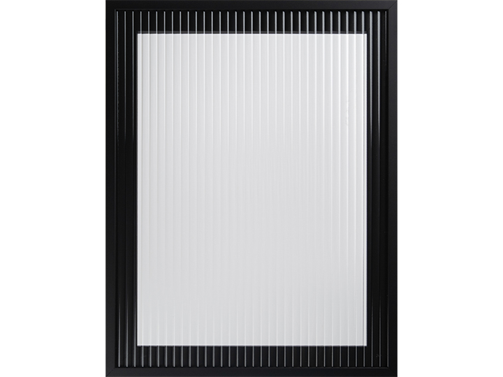 AF004 Onyx Reeded Glass