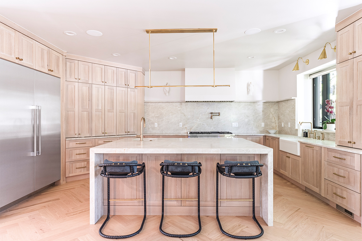 White oak kitchen