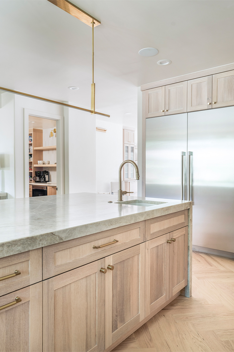 Warm Contemporary Kitchen Remodel in Greenwood Village, CO by Showplace Cabinetry project photo 6