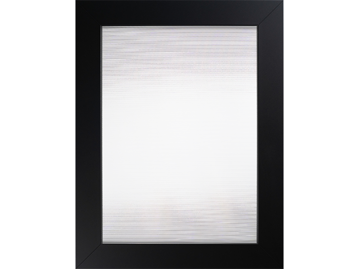 AF003 Onyx Narrow Reeded Glass