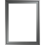 AF004 Natural Aluminum Clear Glass
