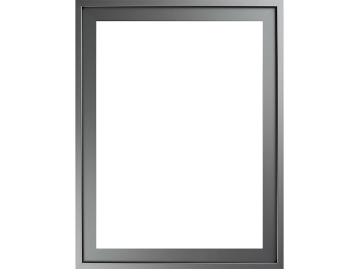 AF004 Natural Aluminum Clear Glass