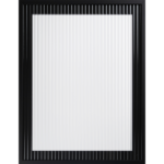 AF004 Onyx Reeded Glass